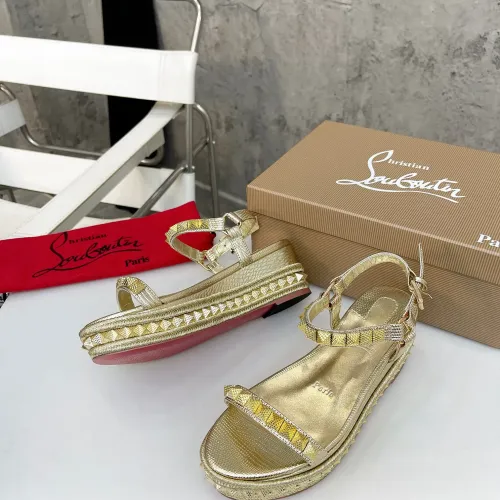 Cheap Christian Louboutin CL Sandal For Women #1409739 Replica Wholesale [$98.00 USD] [ITEM#1409739] on Replica Christian Louboutin CL Sandal