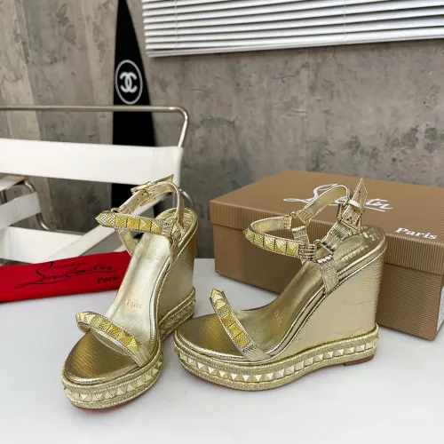 Cheap Christian Louboutin CL Sandal For Women #1409740 Replica Wholesale [$98.00 USD] [ITEM#1409740] on Replica Christian Louboutin CL Sandal