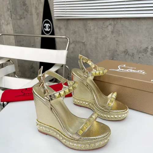 Cheap Christian Louboutin CL Sandal For Women #1409740 Replica Wholesale [$98.00 USD] [ITEM#1409740] on Replica Christian Louboutin CL Sandal