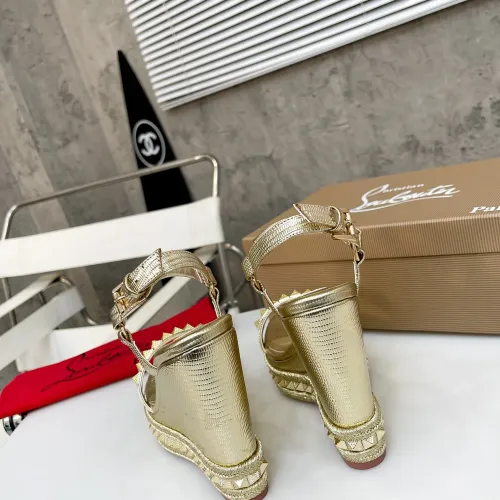 Cheap Christian Louboutin CL Sandal For Women #1409740 Replica Wholesale [$98.00 USD] [ITEM#1409740] on Replica Christian Louboutin CL Sandal