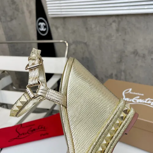 Cheap Christian Louboutin CL Sandal For Women #1409740 Replica Wholesale [$98.00 USD] [ITEM#1409740] on Replica Christian Louboutin CL Sandal