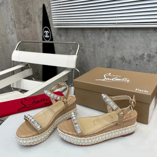 Cheap Christian Louboutin CL Sandal For Women #1409743 Replica Wholesale [$98.00 USD] [ITEM#1409743] on Replica Christian Louboutin CL Sandal