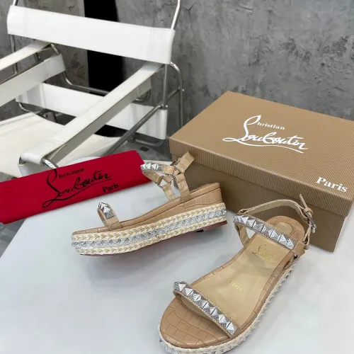 Cheap Christian Louboutin CL Sandal For Women #1409743 Replica Wholesale [$98.00 USD] [ITEM#1409743] on Replica Christian Louboutin CL Sandal