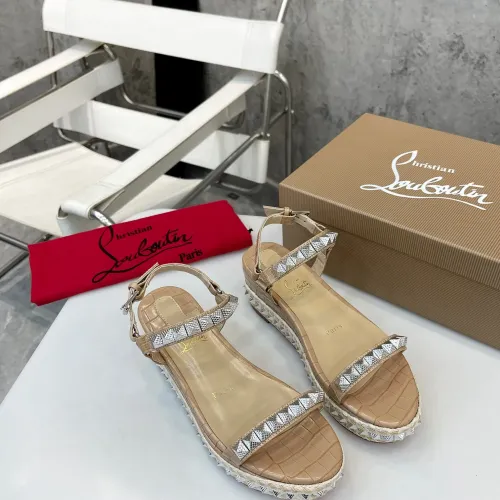 Cheap Christian Louboutin CL Sandal For Women #1409743 Replica Wholesale [$98.00 USD] [ITEM#1409743] on Replica Christian Louboutin CL Sandal