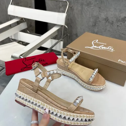Cheap Christian Louboutin CL Sandal For Women #1409743 Replica Wholesale [$98.00 USD] [ITEM#1409743] on Replica Christian Louboutin CL Sandal