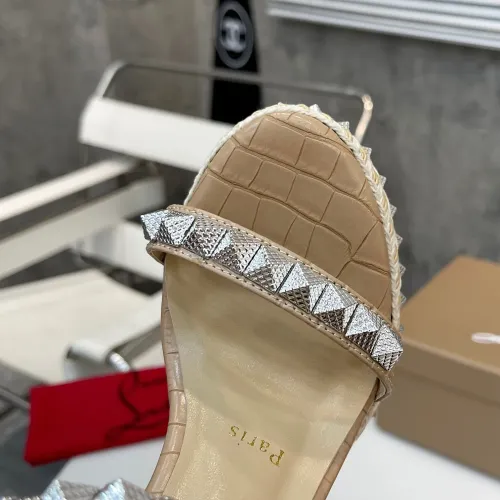 Cheap Christian Louboutin CL Sandal For Women #1409744 Replica Wholesale [$98.00 USD] [ITEM#1409744] on Replica Christian Louboutin CL Sandal