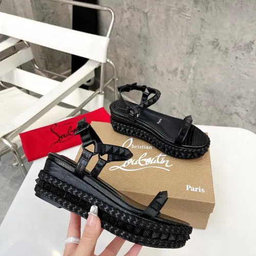 Cheap Christian Louboutin CL Sandal For Women #1409748 Replica Wholesale [$98.00 USD] [ITEM#1409748] on Replica Christian Louboutin CL Sandal