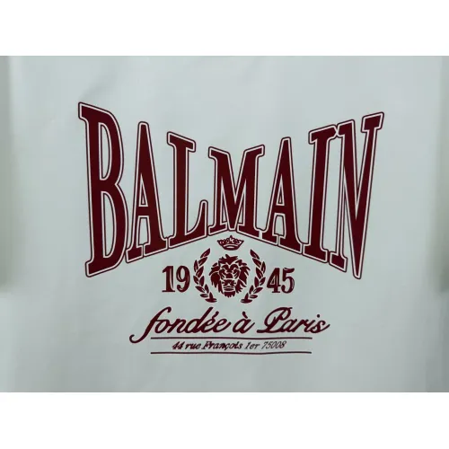 Cheap Balmain T-Shirts Short Sleeved For Unisex #1409767 Replica Wholesale [$72.00 USD] [ITEM#1409767] on Replica Balmain T-Shirts