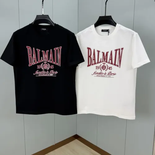 Cheap Balmain T-Shirts Short Sleeved For Unisex #1409767 Replica Wholesale [$72.00 USD] [ITEM#1409767] on Replica Balmain T-Shirts