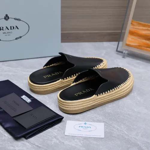 Cheap Prada Slippers For Women #1409786 Replica Wholesale [$132.00 USD] [ITEM#1409786] on Replica Prada Slippers