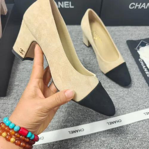 Cheap Chanel High-Heeled Shoes For Women #1409858 Replica Wholesale [$96.00 USD] [ITEM#1409858] on Replica Chanel High-Heeled Shoes
