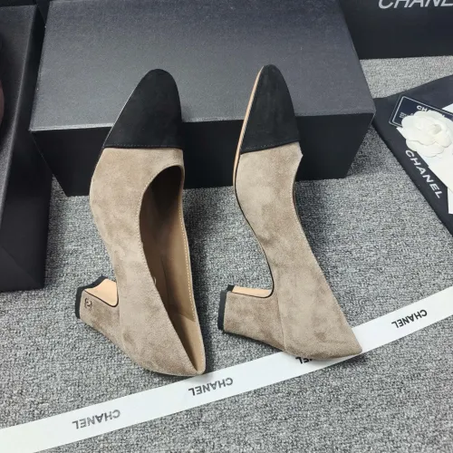 Cheap Chanel High-Heeled Shoes For Women #1409860 Replica Wholesale [$96.00 USD] [ITEM#1409860] on Replica Chanel High-Heeled Shoes