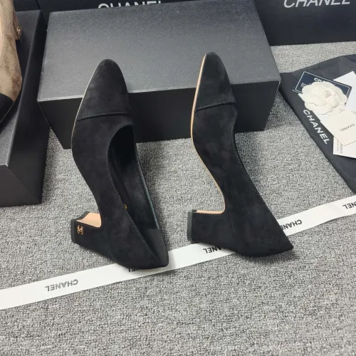 Cheap Chanel High-Heeled Shoes For Women #1409863 Replica Wholesale [$96.00 USD] [ITEM#1409863] on Replica Chanel High-Heeled Shoes