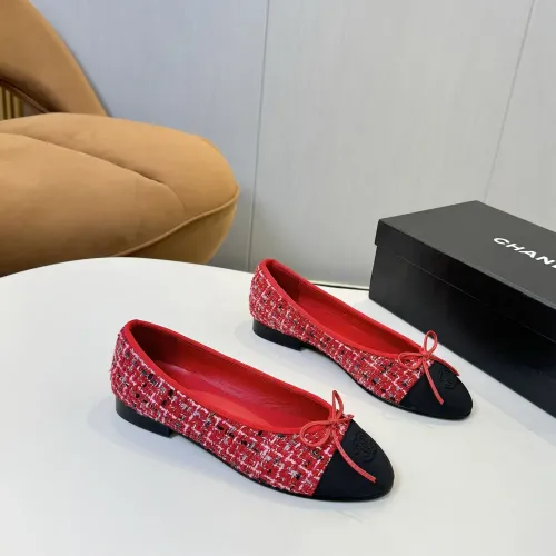 Cheap Chanel Flat Shoes For Women #1409889 Replica Wholesale [$92.00 USD] [ITEM#1409889] on Replica Chanel Flat Shoes
