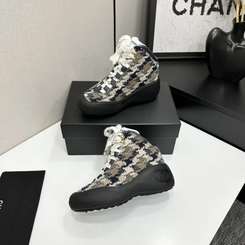 Cheap Chanel Boots For Women #1409910 Replica Wholesale [$122.00 USD] [ITEM#1409910] on Replica Chanel Boots