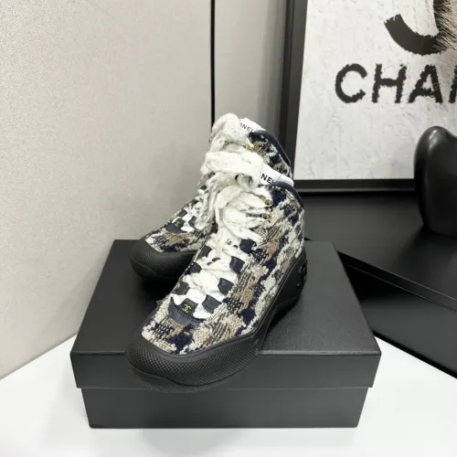 Cheap Chanel Boots For Women #1409910 Replica Wholesale [$122.00 USD] [ITEM#1409910] on Replica Chanel Boots