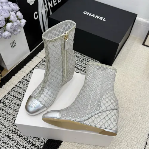 Cheap Chanel Boots For Women #1409911 Replica Wholesale [$160.00 USD] [ITEM#1409911] on Replica Chanel Boots
