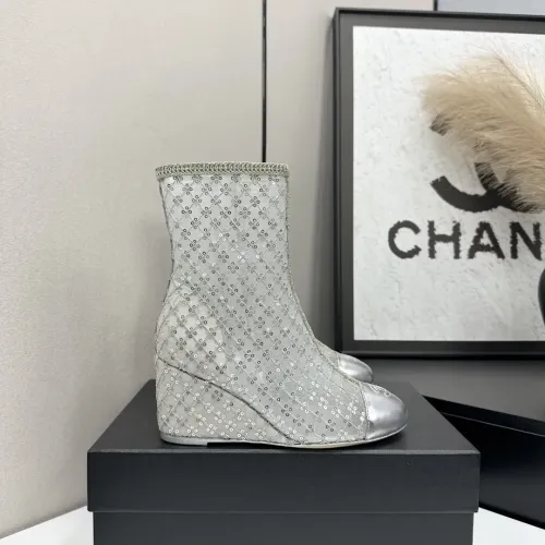 Cheap Chanel Boots For Women #1409911 Replica Wholesale [$160.00 USD] [ITEM#1409911] on Replica Chanel Boots