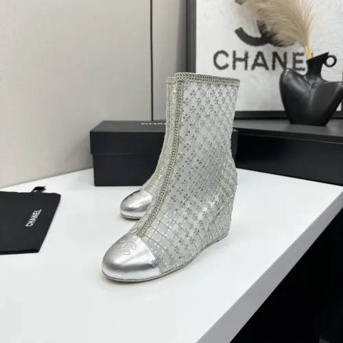 Cheap Chanel Boots For Women #1409911 Replica Wholesale [$160.00 USD] [ITEM#1409911] on Replica Chanel Boots