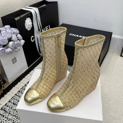 Cheap Chanel Boots For Women #1409912 Replica Wholesale [$160.00 USD] [ITEM#1409912] on Replica Chanel Boots