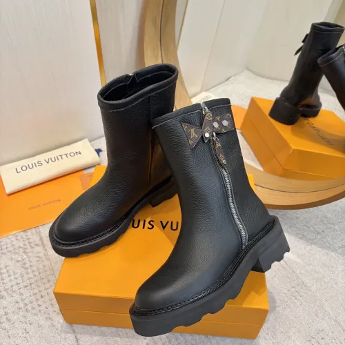 Cheap Louis Vuitton Boots For Women #1409924 Replica Wholesale [$130.00 USD] [ITEM#1409924] on Replica Louis Vuitton Boots