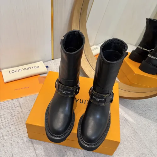 Cheap Louis Vuitton Boots For Women #1409925 Replica Wholesale [$130.00 USD] [ITEM#1409925] on Replica Louis Vuitton Boots