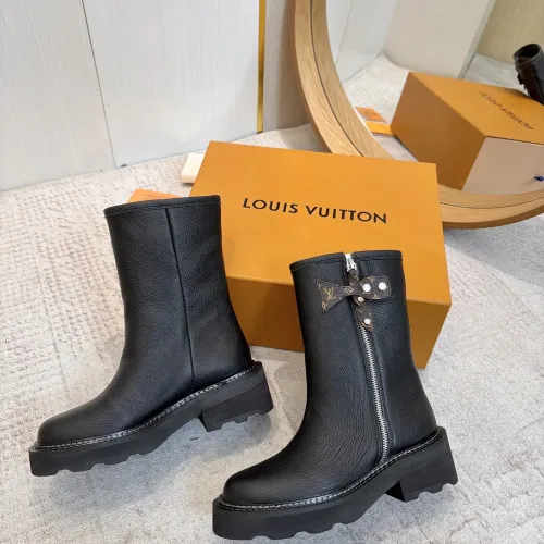 Cheap Louis Vuitton Boots For Women #1409926 Replica Wholesale [$130.00 USD] [ITEM#1409926] on Replica Louis Vuitton Boots