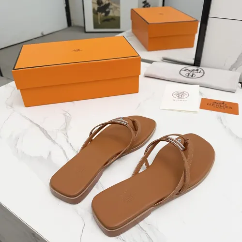 Cheap Hermes Slippers For Women #1409943 Replica Wholesale [$82.00 USD] [ITEM#1409943] on Replica Hermes Slippers