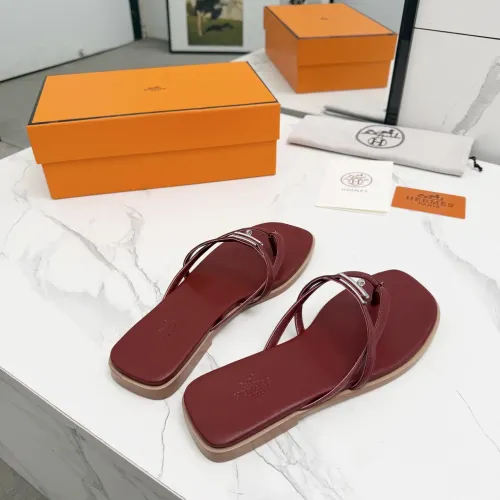 Cheap Hermes Slippers For Women #1409945 Replica Wholesale [$82.00 USD] [ITEM#1409945] on Replica Hermes Slippers