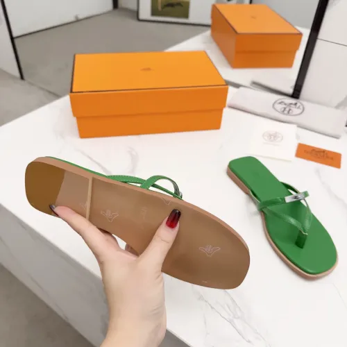 Cheap Hermes Slippers For Women #1409946 Replica Wholesale [$82.00 USD] [ITEM#1409946] on Replica Hermes Slippers