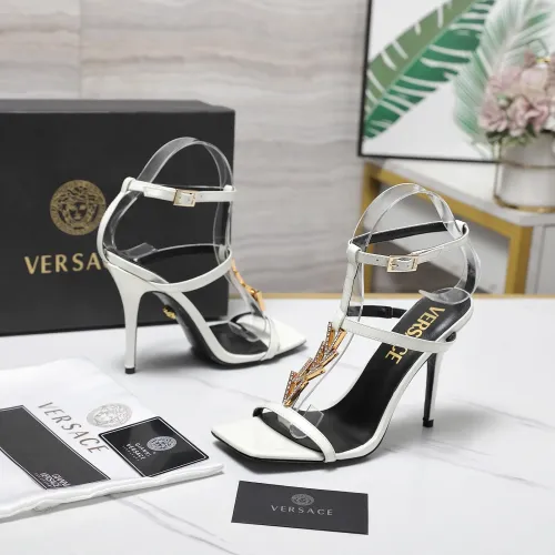 Cheap Versace Sandal For Women #1409977 Replica Wholesale [$115.00 USD] [ITEM#1409977] on Replica Versace Sandal