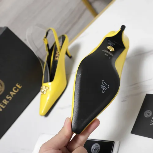 Cheap Versace Sandal For Women #1409983 Replica Wholesale [$118.00 USD] [ITEM#1409983] on Replica Versace Sandal