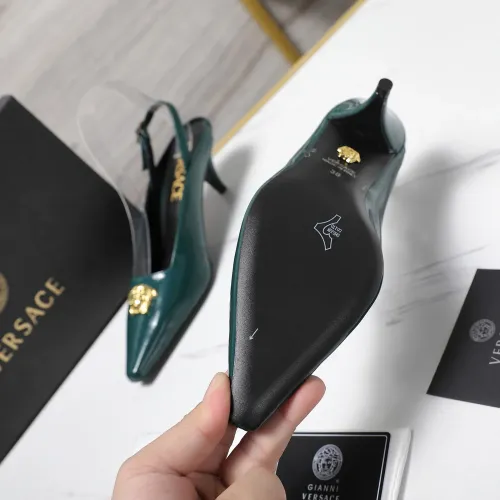 Cheap Versace Sandal For Women #1409985 Replica Wholesale [$118.00 USD] [ITEM#1409985] on Replica Versace Sandal