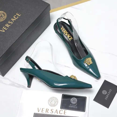 Cheap Versace Sandal For Women #1409985 Replica Wholesale [$118.00 USD] [ITEM#1409985] on Replica Versace Sandal