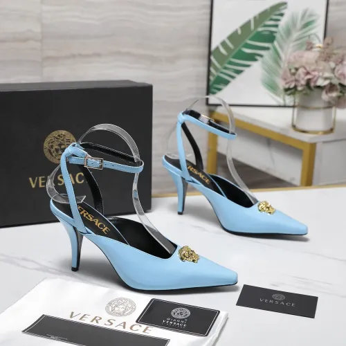 Cheap Versace Sandal For Women #1409989 Replica Wholesale [$118.00 USD] [ITEM#1409989] on Replica Versace Sandal