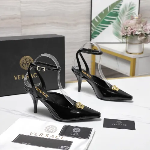 Cheap Versace Sandal For Women #1409991 Replica Wholesale [$118.00 USD] [ITEM#1409991] on Replica Versace Sandal