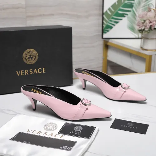 Cheap Versace Slippers For Women #1409993 Replica Wholesale [$118.00 USD] [ITEM#1409993] on Replica Versace Slippers
