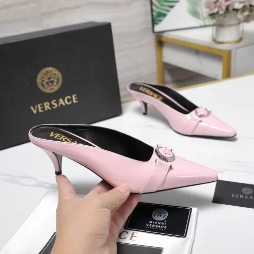 Cheap Versace Slippers For Women #1409993 Replica Wholesale [$118.00 USD] [ITEM#1409993] on Replica Versace Slippers