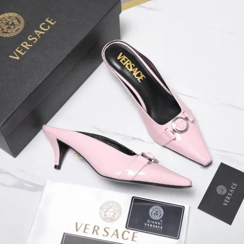 Cheap Versace Slippers For Women #1409993 Replica Wholesale [$118.00 USD] [ITEM#1409993] on Replica Versace Slippers