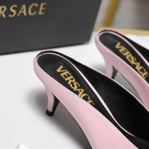 Cheap Versace Slippers For Women #1409993 Replica Wholesale [$118.00 USD] [ITEM#1409993] on Replica Versace Slippers
