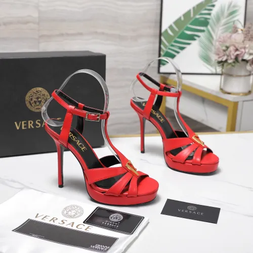 Cheap Versace Sandal For Women #1410000 Replica Wholesale [$118.00 USD] [ITEM#1410000] on Replica Versace Sandal