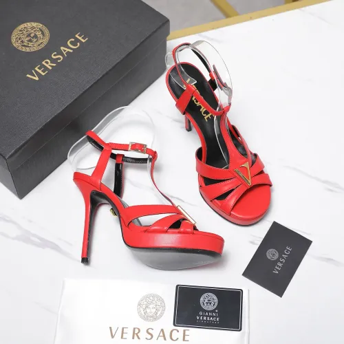 Cheap Versace Sandal For Women #1410000 Replica Wholesale [$118.00 USD] [ITEM#1410000] on Replica Versace Sandal
