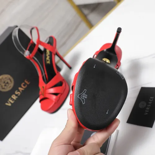 Cheap Versace Sandal For Women #1410000 Replica Wholesale [$118.00 USD] [ITEM#1410000] on Replica Versace Sandal