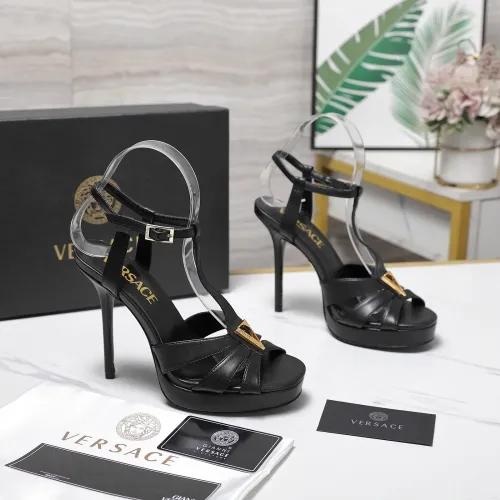 Cheap Versace Sandal For Women #1410001 Replica Wholesale [$118.00 USD] [ITEM#1410001] on Replica Versace Sandal