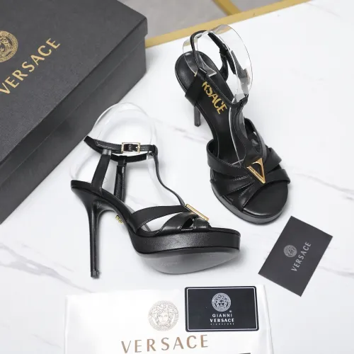 Cheap Versace Sandal For Women #1410001 Replica Wholesale [$118.00 USD] [ITEM#1410001] on Replica Versace Sandal