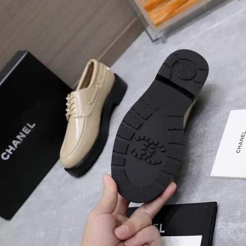 Cheap Chanel Leather Shoes For Women #1410022 Replica Wholesale [$122.00 USD] [ITEM#1410022] on Replica Chanel Leather Shoes