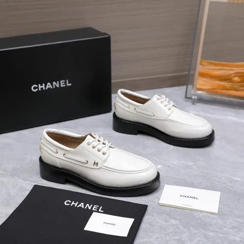 Cheap Chanel Leather Shoes For Women #1410023 Replica Wholesale [$122.00 USD] [ITEM#1410023] on Replica Chanel Leather Shoes