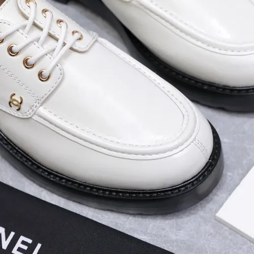Cheap Chanel Leather Shoes For Women #1410023 Replica Wholesale [$122.00 USD] [ITEM#1410023] on Replica Chanel Leather Shoes