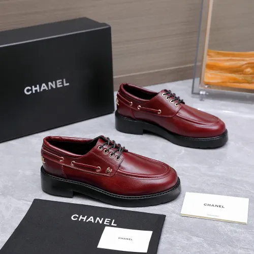 Cheap Chanel Leather Shoes For Women #1410024 Replica Wholesale [$122.00 USD] [ITEM#1410024] on Replica Chanel Leather Shoes