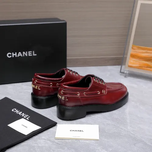 Cheap Chanel Leather Shoes For Women #1410024 Replica Wholesale [$122.00 USD] [ITEM#1410024] on Replica Chanel Leather Shoes